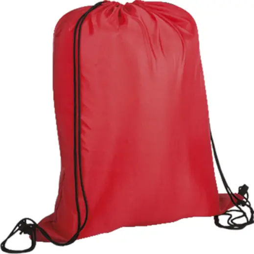 Lightweight Drawstring Bag 210D Red